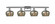 Fenton - 4 Light - 37 inch - Polished Chrome - Bath Vanity Light (3442|516-4W-PC-G96-LED)