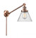 Cone - 1 Light - 8 inch - Antique Copper -Adjustable Swing Arm (3442|237-AC-G44)