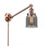 Bell - 1 Light - 8 inch - Antique Copper -Adjustable Swing Arm (3442|237-AC-G53)