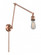 Bare Bulb - 1 Light - 5 inch - Antique Copper -Adjustable Swing Arm (3442|238-AC)