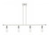 Bare Bulb - 4 Light - 48 inch - White Polished Chrome - Stem hung - Island Light (3442|516-4I-WPC)