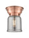 Bell - 1 Light - 6 inch - Antique Copper - Flush Mount (3442|623-1F-AC-G53)