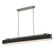 Valise 60-in Aged Nickel/Tuxedo Leather Dimmable LED Pendant (7713|PD307960ANTL)