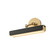 Valise Picture 12-in Vintage Brass/Tuxedo Leather Damp-Rated Dimmable LED Wall/Picture Light (7713|PL307912VBTL)