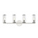 Revolve Clear Glass/Polished Nickel 4 Lights Damp-Rated Wall/Vanity Light (7713|WV309044PNCG)