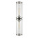 Revolve Ii Clear Glass/Polished Nickel 2 Lights Damp-Rated Wall/Vanity Light (7713|WV311602PNCG)