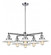 Halophane 6 Light Chandelier (3442|207-6CR-PC-G1)