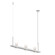 4' Linear LED Pendant with Etched Cylinder Uplight Trim (107|20QWL04C)