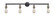 Bare Bulb - 4 Light - 42 inch - Black Antique Brass - Adjustable Bath Vanity Light (3442|215-BAB)