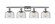 Bell - 4 Light - 38 inch - Polished Chrome - Bath Vanity Light (3442|916-4W-PC-G74)