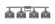 Bell - 4 Light - 38 inch - Polished Chrome - Bath Vanity Light (3442|916-4W-PC-G73-LED)