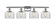 Bell - 4 Light - 38 inch - Polished Chrome - Bath Vanity Light (3442|916-4W-PC-G72)
