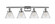 Cone - 4 Light - 38 inch - Polished Chrome - Bath Vanity Light (3442|916-4W-PC-G42)