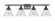 Cone - 4 Light - 38 inch - Matte Black - Bath Vanity Light (3442|916-4W-BK-G44-LED)