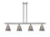 Cone - 4 Light - 48 inch - Brushed Satin Nickel - Stem Hung - Island Light (3442|916-4I-SN-G63)