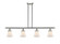 Cone - 4 Light - 48 inch - Brushed Satin Nickel - Stem Hung - Island Light (3442|916-4I-SN-G61)
