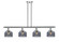 Bell - 4 Light - 48 inch - Polished Chrome - Stem Hung - Island Light (3442|916-4I-PC-G73)