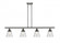 Cone - 4 Light - 48 inch - Oil Rubbed Bronze - Stem Hung - Island Light (3442|916-4I-OB-G64-LED)