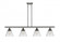 Cone - 4 Light - 48 inch - Oil Rubbed Bronze - Stem Hung - Island Light (3442|916-4I-OB-G42-LED)