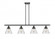 Cone - 4 Light - 48 inch - Matte Black - Stem Hung - Island Light (3442|916-4I-BK-G44-LED)
