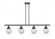 Beacon - 4 Light - 48 inch - Matte Black - Stem Hung - Island Light (3442|916-4I-BK-G204-6)