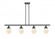 Beacon - 4 Light - 48 inch - Matte Black - Stem Hung - Island Light (3442|916-4I-BK-G201-6)