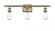 Bare Bulb - 3 Light - 26 inch - Antique Brass - Bath Vanity Light (3442|516-3W-AB)
