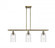 Candor - 3 Light - 36 inch - Antique Brass - Stem hung - Island Light (3442|516-3I-AB-G352-LED)