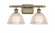 Arietta - 2 Light - 18 inch - Antique Brass - Bath Vanity Light (3442|516-2W-AB-G422-LED)