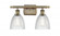 Castile - 2 Light - 16 inch - Antique Brass - Bath Vanity Light (3442|516-2W-AB-G382-LED)