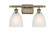 Castile - 2 Light - 16 inch - Antique Brass - Bath Vanity Light (3442|516-2W-AB-G381)