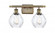Waverly - 2 Light - 16 inch - Antique Brass - Bath Vanity Light (3442|516-2W-AB-G362-LED)