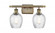 Salina - 2 Light - 16 inch - Antique Brass - Bath Vanity Light (3442|516-2W-AB-G292-LED)
