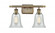 Hanover - 2 Light - 16 inch - Antique Brass - Bath Vanity Light (3442|516-2W-AB-G2812)