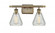 Conesus - 2 Light - 16 inch - Antique Brass - Bath Vanity Light (3442|516-2W-AB-G275-LED)