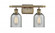 Caledonia - 2 Light - 15 inch - Antique Brass - Bath Vanity Light (3442|516-2W-AB-G257-LED)