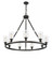 Clymer - 9 Light - 40 inch - Matte Black - Chain Hung - Chandelier (3442|840-BK-G802-LED)