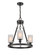 Clymer - 3 Light - 20 inch - Matte Black - Chain Hung - Mini Chandelier (3442|820-BK-G801-LED)