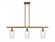 Clymer - 3 Light - 36 inch - Brushed Brass - Stem hung - Island Light (3442|516-3I-BB-G802)