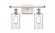Clymer - 2 Light - 14 inch - White Polished Chrome - Bath Vanity Light (3442|516-2W-WPC-G802-LED)