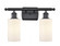 Clymer - 2 Light - 14 inch - Matte Black - Bath Vanity Light (3442|516-2W-BK-G801-LED)