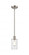 Clymer - 1 Light - 4 inch - Brushed Satin Nickel - Mini Pendant (3442|516-1S-SN-G802)