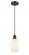 Clymer - 1 Light - 4 inch - Oil Rubbed Bronze - Cord hung - Mini Pendant (3442|516-1P-OB-G801-LED)