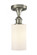 Clymer - 1 Light - 4 inch - Brushed Satin Nickel - Semi-Flush Mount (3442|516-1C-SN-G801)