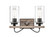 Paladin - 2 Light - 14 inch - Matte Black - Bath Vanity Light (3442|442-2W-BK-CL-LED)