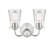 Scarlett - 2 Light - 14 inch - Polished Chrome - Bath Vanity Light (3442|421-2W-PC-SDY-LED)
