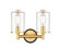 Marlowe - 2 Light - 14 inch - Black Satin Gold - Bath Vanity Light (3442|418-2W-BSG-CL)
