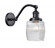 Colton - 1 Light - 6 inch - Matte Black - Adjustable Sconce (3442|515-1W-BK-G302)