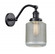 Stanton - 1 Light - 6 inch - Matte Black - Adjustable Sconce (3442|515-1W-BK-G262)