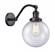 Beacon - 1 Light - 8 inch - Matte Black - Adjustable Sconce (3442|515-1W-BK-G204-8)